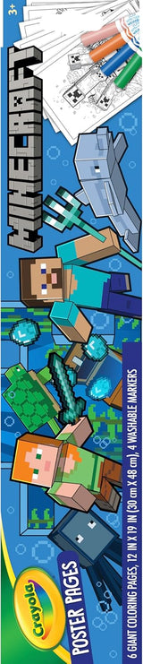 Crayola Poster Pages Minecraft