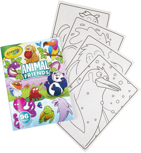 Crayola Animal Friends Coloring Book With Stickers 96 Pages