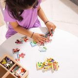 Melissa & Doug - Vehicles Puzzles In A Box