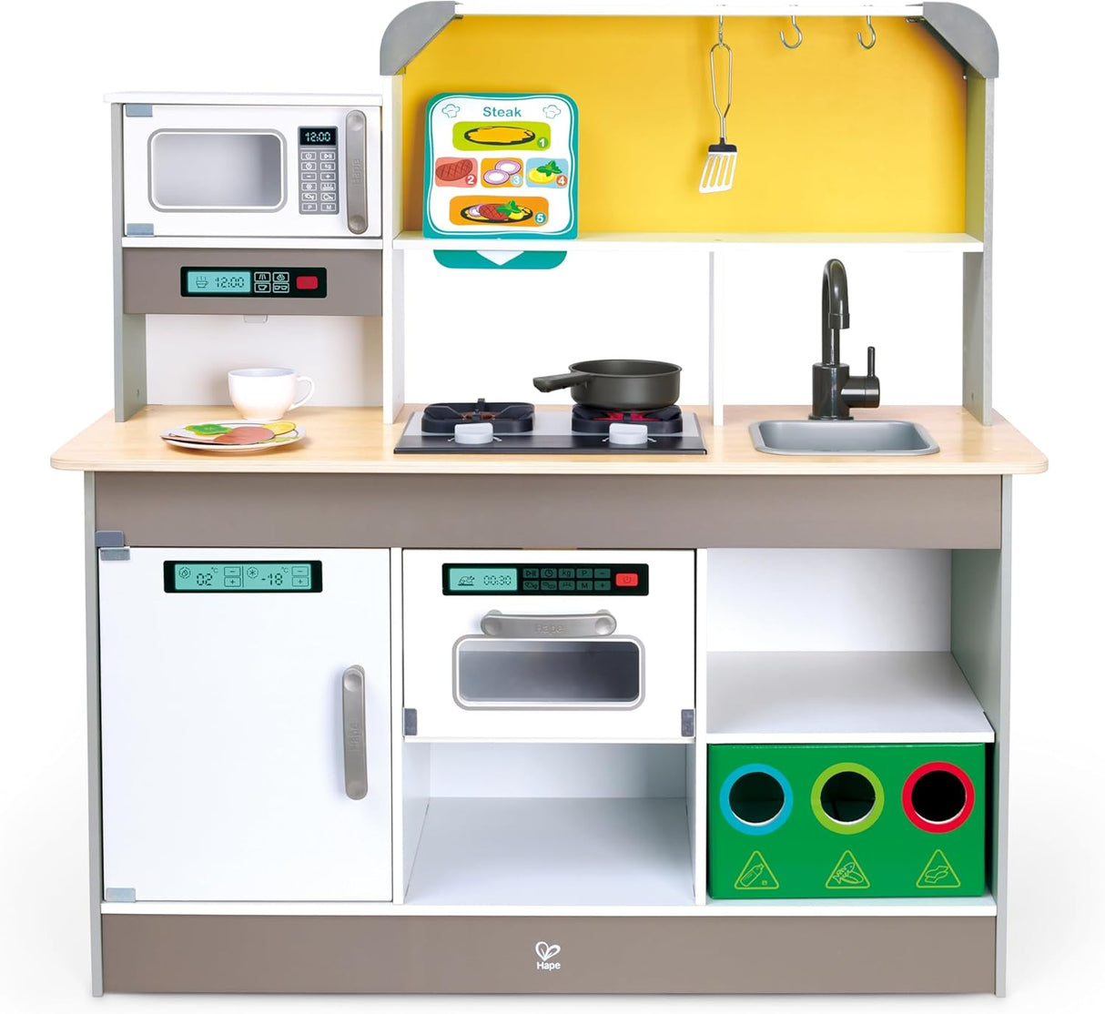 Hape: Deluxe Kitchen With Fan Fryer