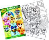 Crayola Giant Coloring Pages Foldalope Paw Patrol 18 Pages