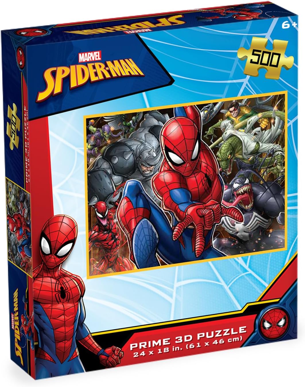 Prime3D Marvel Spider-Man - 500 Piece 3D Puzzle