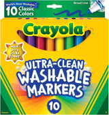 Crayola Markers Classic Broadline 10 Pack