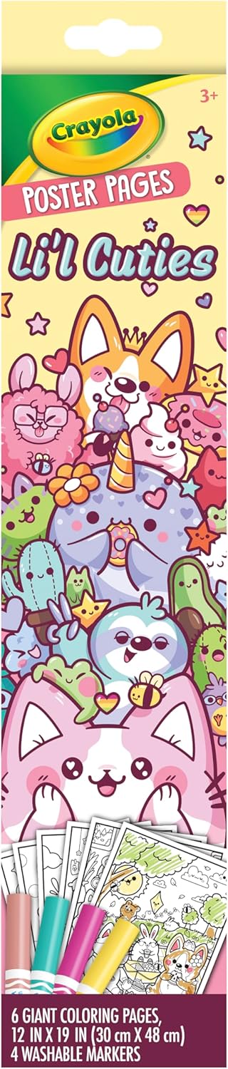 Crayola Poster Pages Li'l Cuties