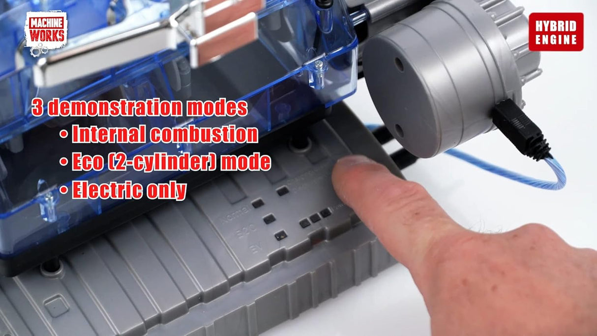 Machine Works: 4 Cylinder Hybrid Engine Model