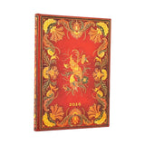 2026 Vault of the Milan Cathedral (Duomo di Milano) Midi 12-month Vertical Hardcover Flexi Dayplanner 2026 (Wrap Closure)