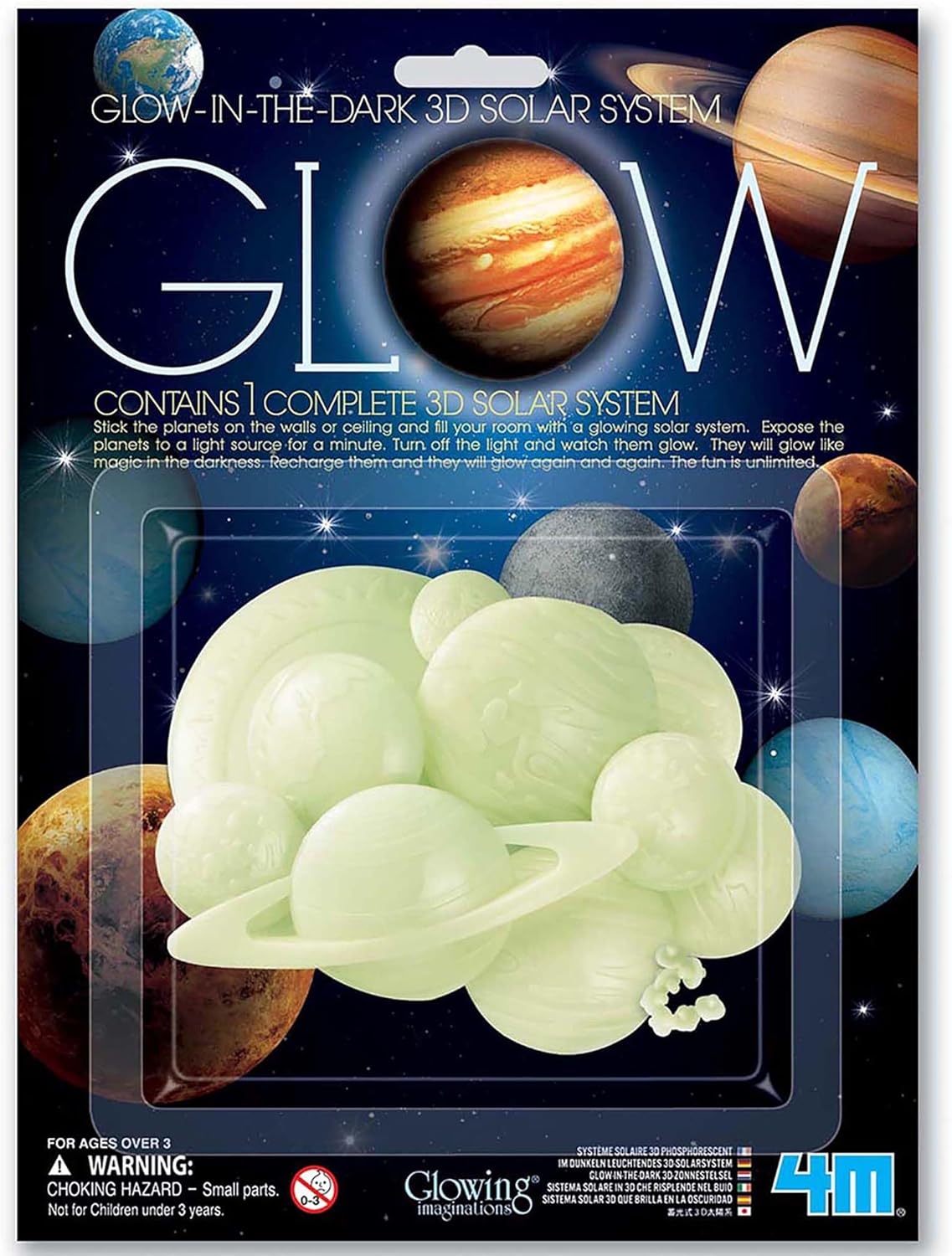 4M Glow in the Dark 3D Solar System