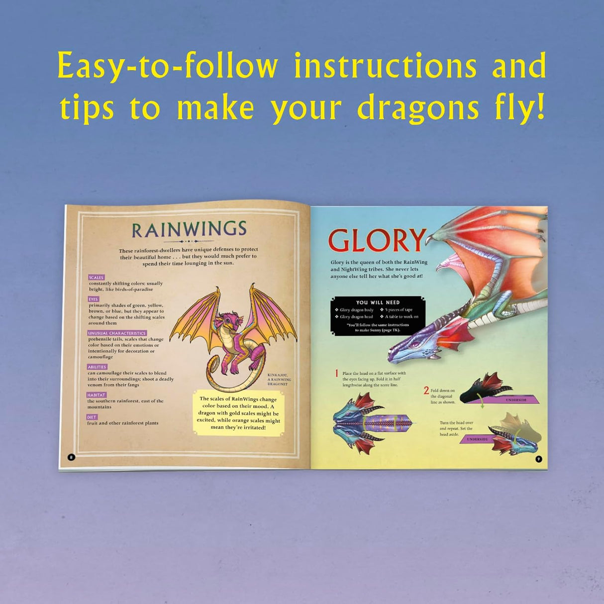 Wings of Fire Folded Flyers