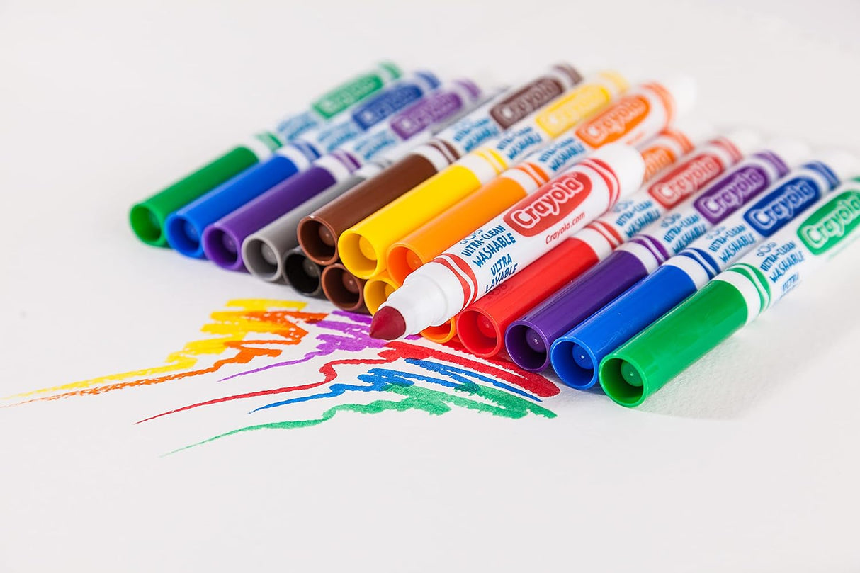Crayola Washable Broadline Markers: The Big 40 40 Pack