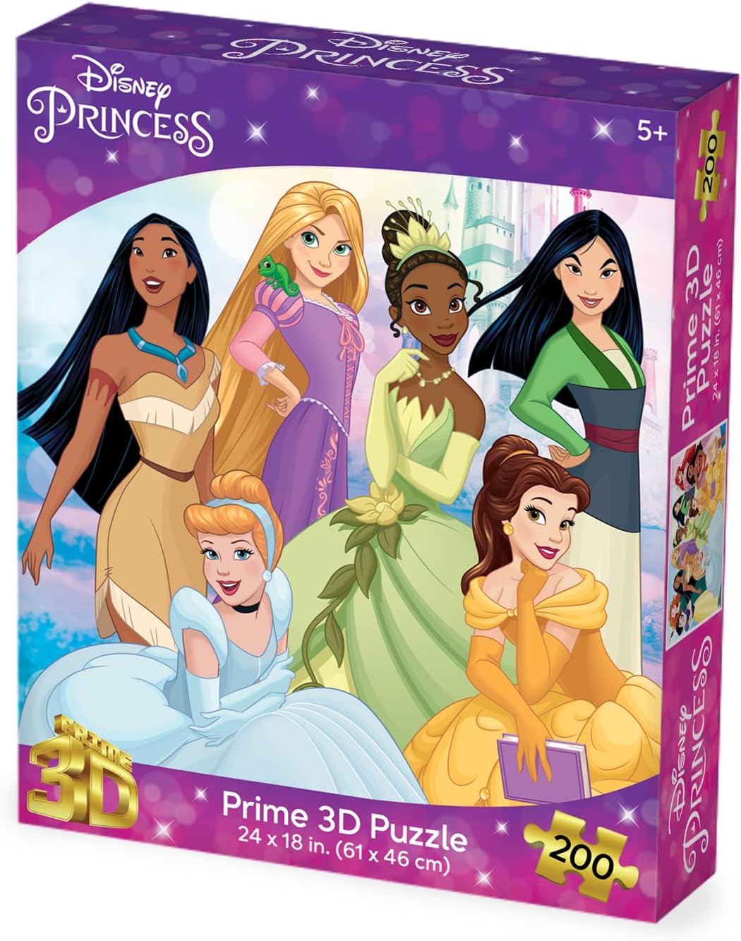 Prime3D Disney Princess - 200 Piece 3D Puzzle