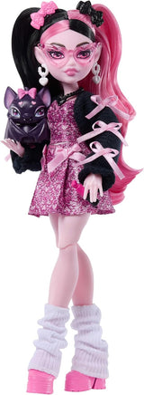 Monster High Fashion Doll: Draculaura - Pink Bow Dress