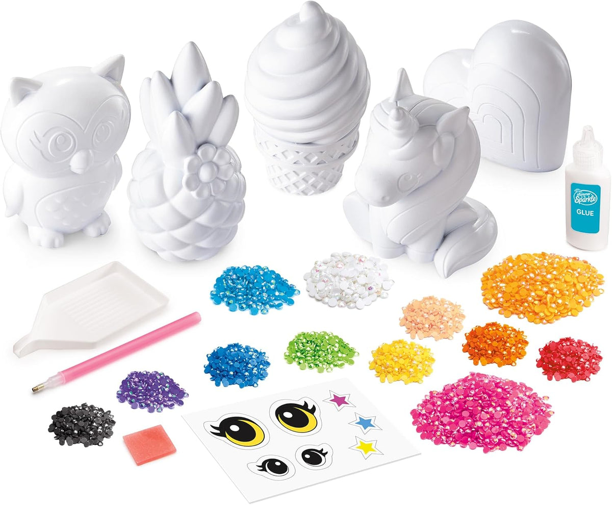 Shimmer 'n Sparkle 3D Crystal Gem Creations Deluxe Set