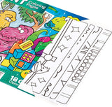 Crayola Giant Coloring Pages Foldalope T-Rex 18 Pages