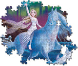 Clementoni Disney Frozen 2 Glow in the Dark Jigsaw Puzzle - 104 Piece - Lights Collection - (27548)
