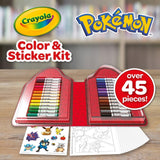 Crayola Color & Sticker Pokemon Kit 45 Piece