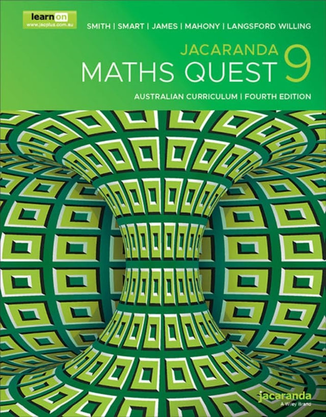 Jacaranda Maths Quest 9 Australian Curriculum, 4e learnON and Print