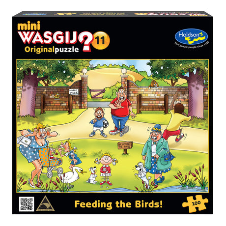 Wasgij Mini Original #11 100pc Jigsaw Puzzle - Feeding the Birds!