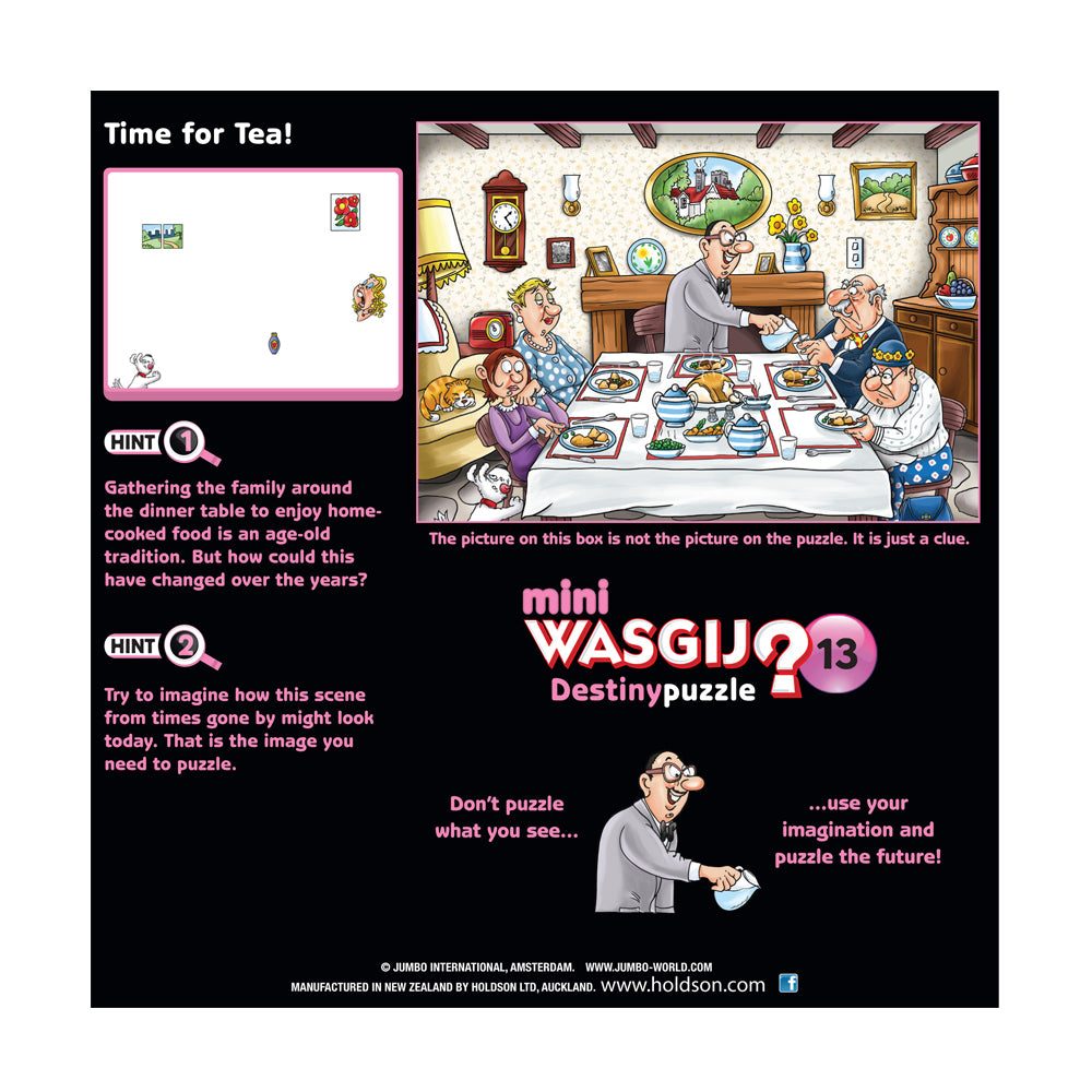 Wasgij Mini Destiny #13 100pc Jigsaw Puzzle - Time for Tea!