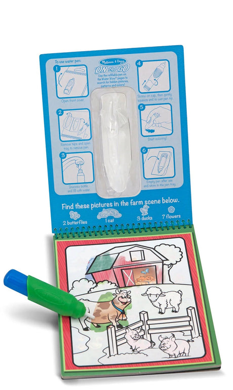 Melissa & Doug: On The Go: Water WOW! Reveal Pad - Animals