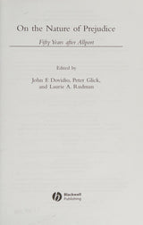 On The Nature of Prejudice