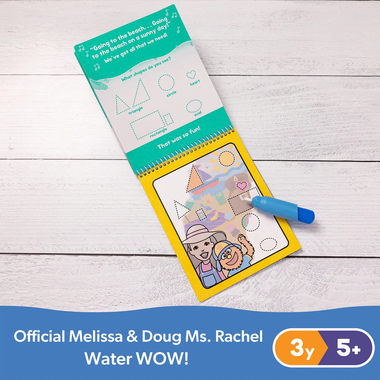 Melissa & Doug: Ms. Rachel Water WOW! Reveal Pad - Find & Count