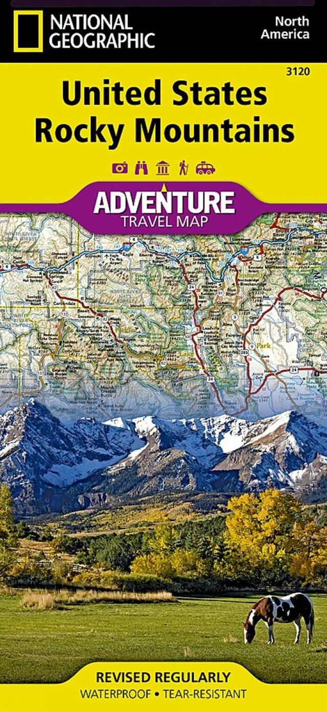 United States, Rocky Mountains Map