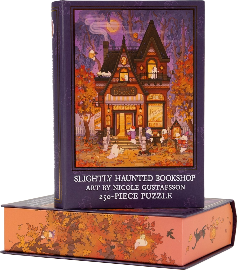 Kingdom of Threads: Slightly Haunted Bookshop Keepsake Puzzle - 250 Pieces
