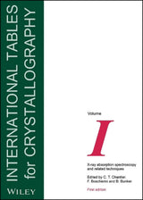 International Tables for Crystallography, Volume I