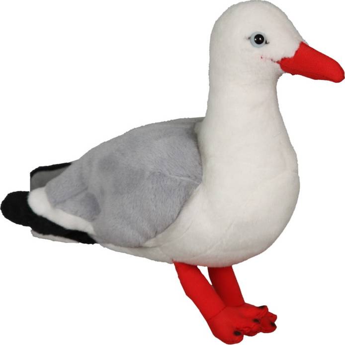Red Billed Gull Plush with Sound