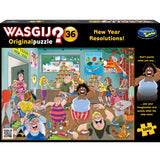 Wasgij Original #36 1000pc Puzzle - New Year Resolutions!