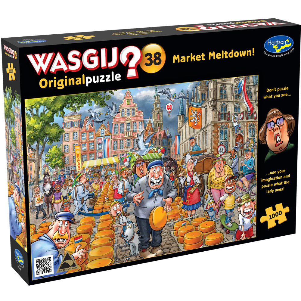 Wasgij Original #38 1000pc Puzzle - Market Meltdown