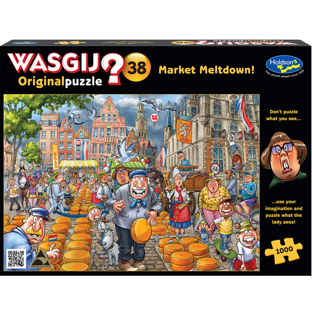 Wasgij Original #38 1000pc Puzzle - Market Meltdown