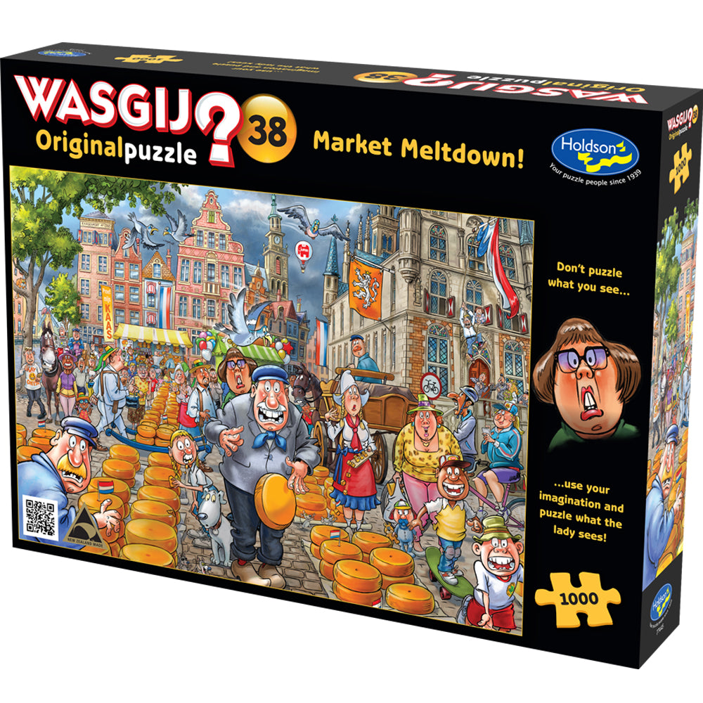 Wasgij Original #38 1000pc Puzzle - Market Meltdown