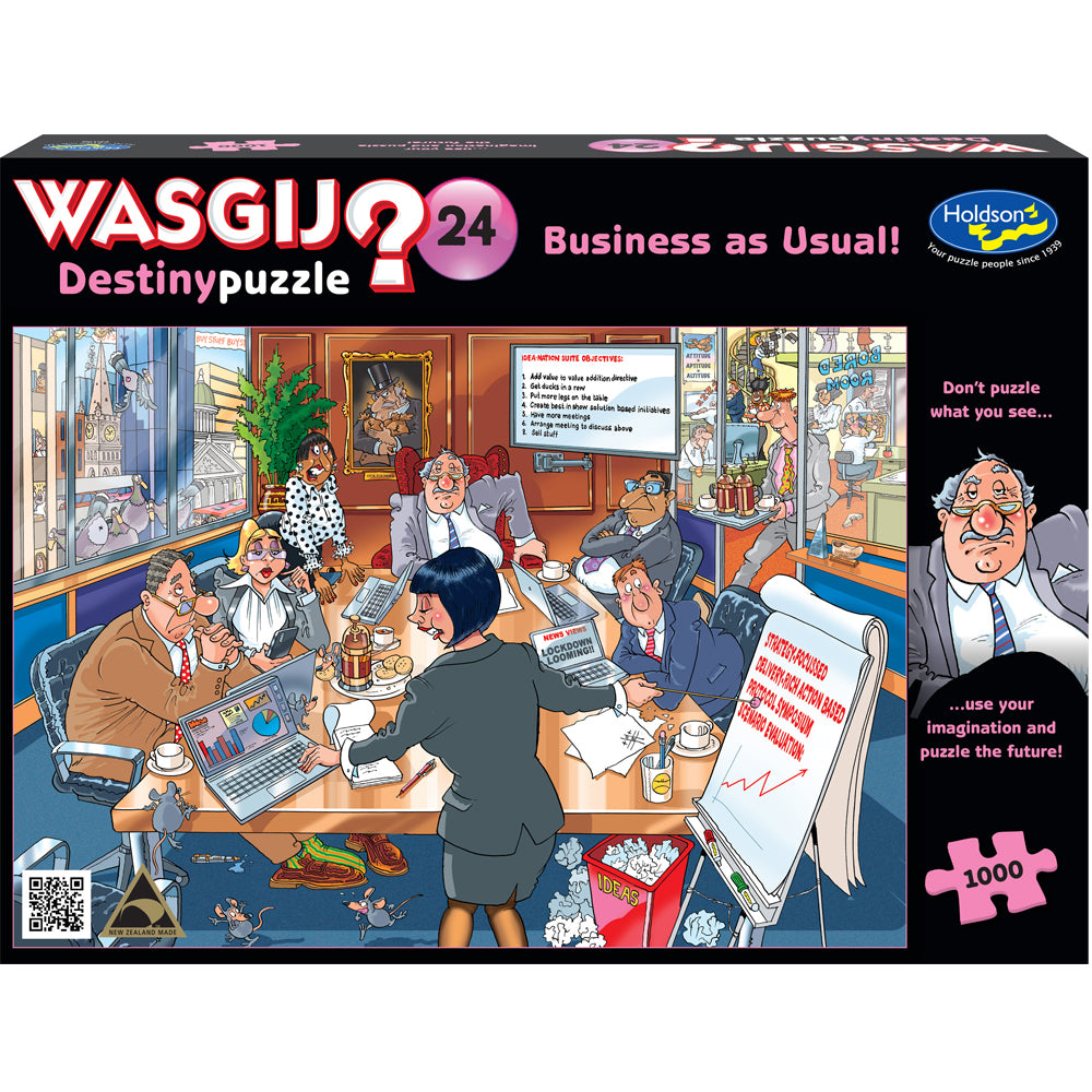Wasgij Destiny #24 1000pc Jigsaw Puzzle - Business As Usual