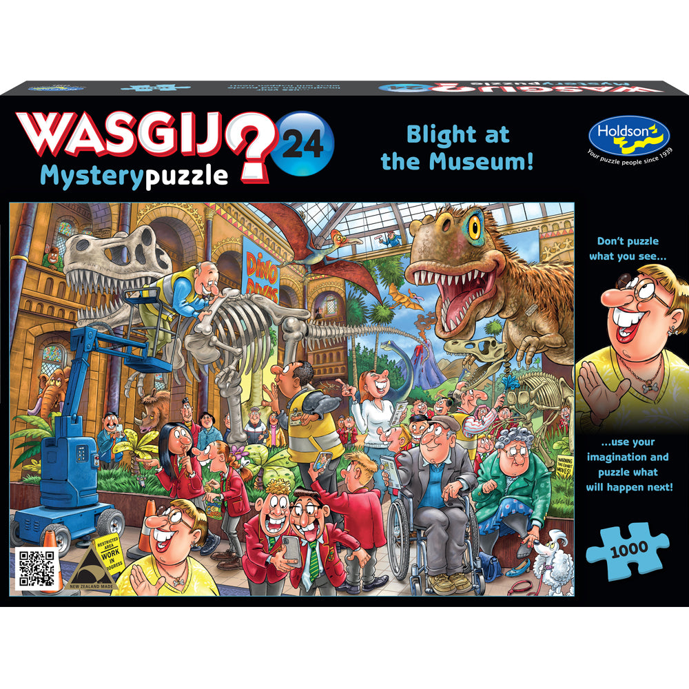 Wasgij Mystery #24 1000pc Puzzle -Blight At The Museum