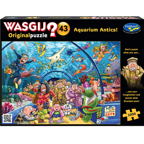 Wasgij Original #43 1000pc Jigsaw Puzzle - Aquarium Antics!