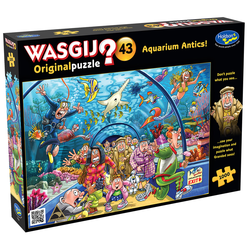 Wasgij Original #43 1000pc Jigsaw Puzzle - Aquarium Antics!