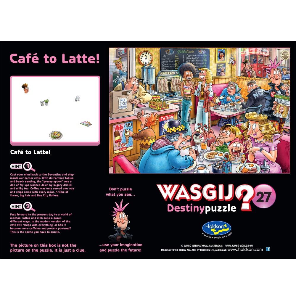 Wasgij Destiny #27 1000 Piece Jigsaw Puzzle Cafe to Latte