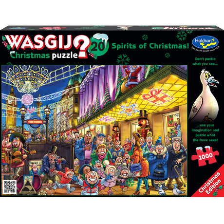 Wasgij Christmas #20 1000 Piece Jigsaw Puzzle Spirits of Christmas!