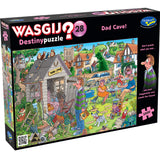 Wasgij Destiny #28 1000 Piece Jigsaw Puzzle - Dad Cave