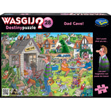 Wasgij Destiny #28 1000 Piece Jigsaw Puzzle - Dad Cave