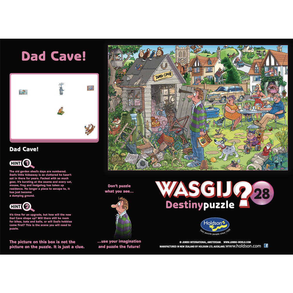 Wasgij Destiny #28 1000 Piece Jigsaw Puzzle - Dad Cave