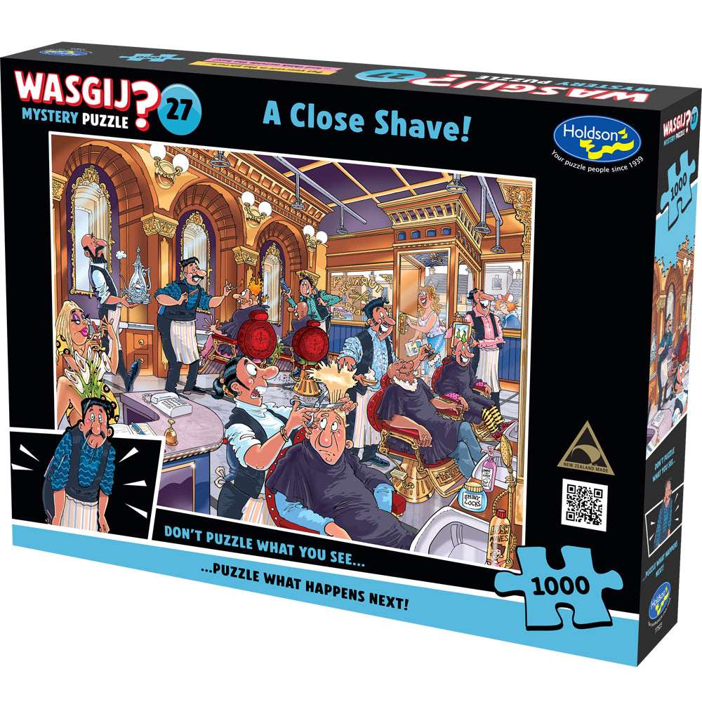 Wasgij Mystery #27 1000 Piece Jigsaw Puzzle - A Close Shave