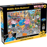 Wasgij Original #46 1000pc Jigsaw Puzzle Middle Aisle Madness
