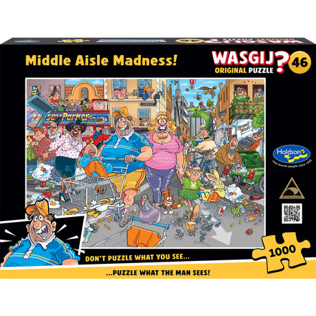 Wasgij Original #46 1000pc Jigsaw Puzzle Middle Aisle Madness