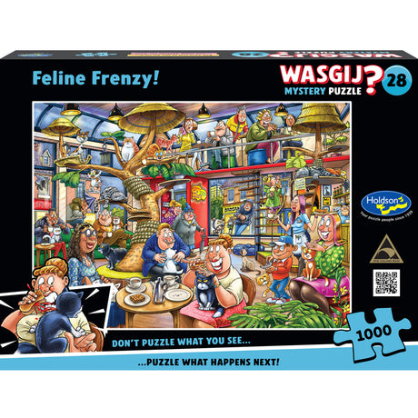 Wasgij Mystery #28 1000pc Jigsaw Puzzle Feline Frenzy