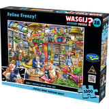 Wasgij Mystery #28 1000pc Jigsaw Puzzle Feline Frenzy