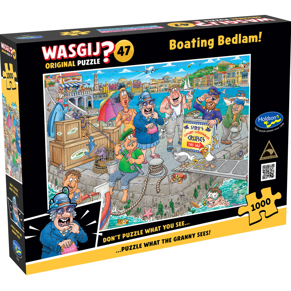 Wasgij Original #47 1000pc Jigsaw Puzzle Boating Bedlam