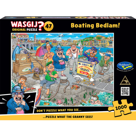 Wasgij Original #47 1000pc Jigsaw Puzzle Boating Bedlam