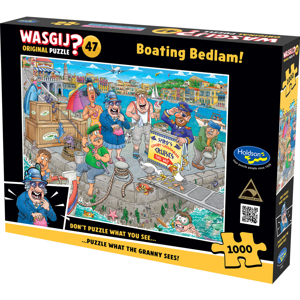 Wasgij Original #47 1000pc Jigsaw Puzzle Boating Bedlam